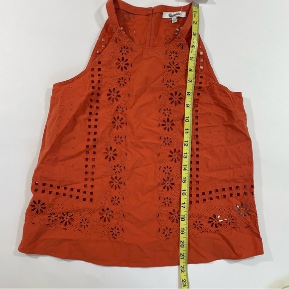 Madewell Eyelet A-Line Halter Top - Picture 8 of 9